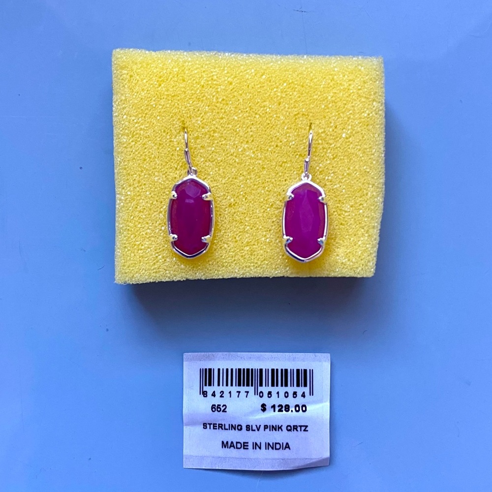 Kendra Scott Lee Sterling Silver Drop Earrings